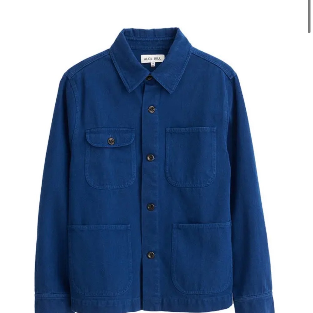 Alex Mill Men's Work Jacket - Blue - Picture 3 of 3